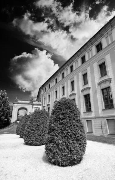 Prager Burg Detail und Gärten — Stockfoto