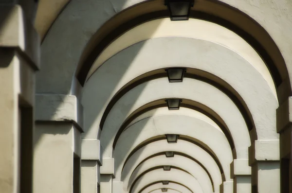 Неодноразові арки в архітектурі Флоренції — стокове фото