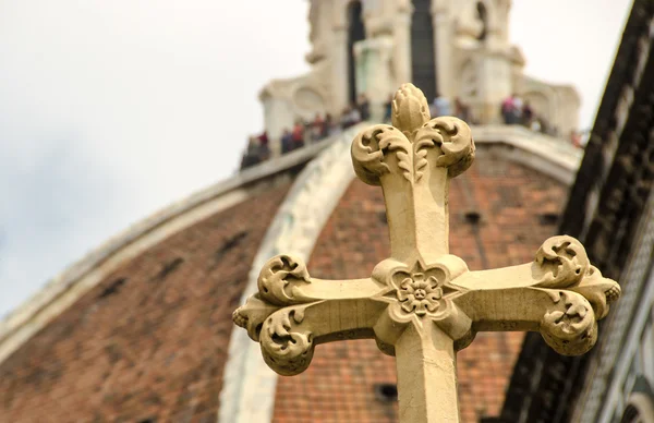 Krzyż z Florencji, symbol miasta — Zdjęcie stockowe