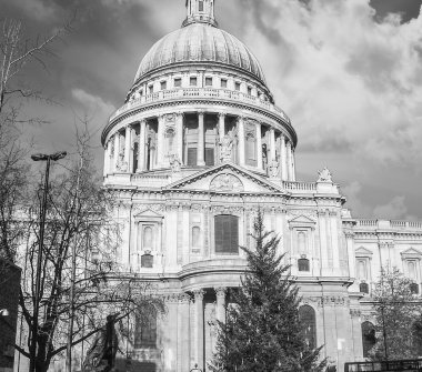 Christopher Wrens St Pauls Cathedral in London clipart