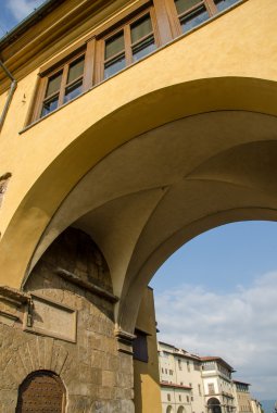 Ponte vecchio mimari detay - Floransa eski bir köprü