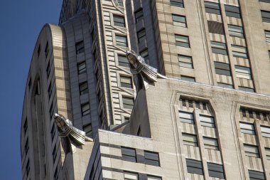 NEW YORK - MARCH 8: Chrysler building facade, pictured on March 8 clipart