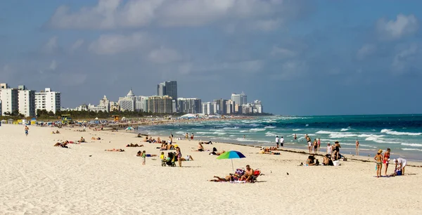 迈阿密长滩，视图从南普安特 — 图库照片