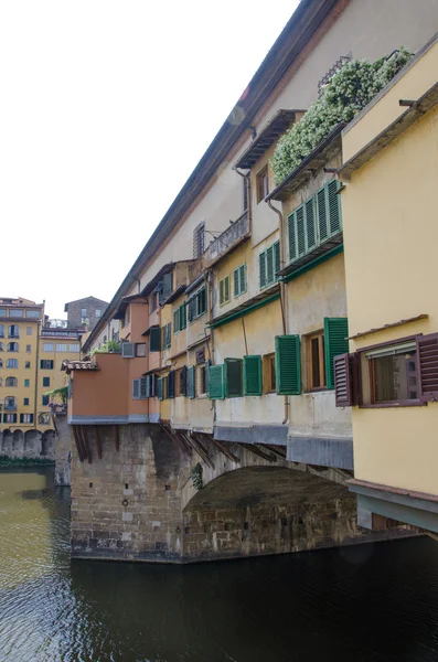 Πόντε Βέκιο αρχιτεκτονική λεπτομέρεια - παλιά γέφυρα στη Φλωρεντία — Φωτογραφία Αρχείου