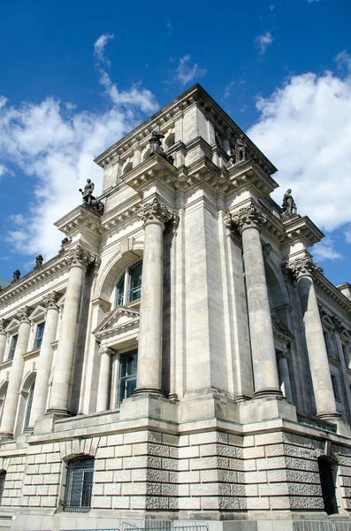 Bundestag detalu architektonicznego w Berlinie — Zdjęcie stockowe