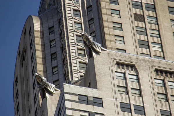 NEW YORK - MARCH 8: Chrysler building facade, pictured on March 8 — Stock Photo, Image