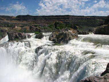 Şelalenin yellowstone Milli Parkı, wyoming