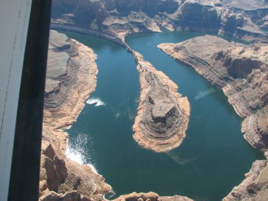 at nalı bend sayfa, havadan görünümü - colorado Nehri üzerinde ar