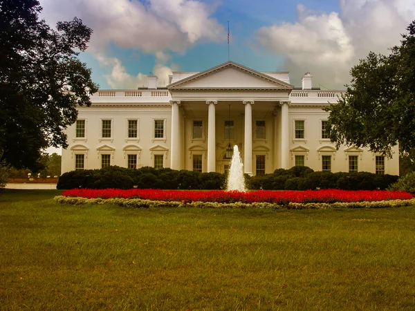 A Casa Branca e seus Jardins — Fotografia de Stock