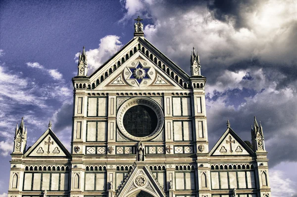 Architektonický detail z Florencie, Toskánsko — Stock fotografie