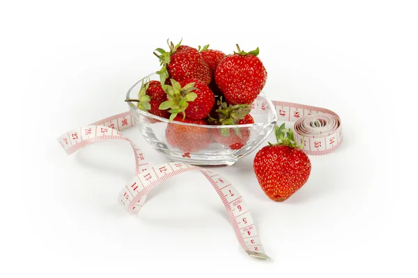 Alimentation saine fraises fraîches — Photo
