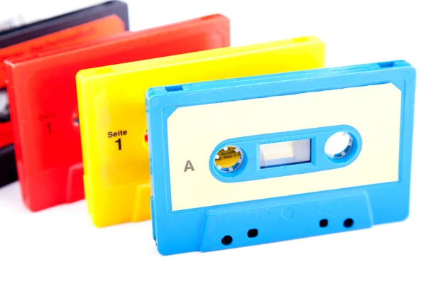 Cassetes de áudio retro — Fotografia de Stock