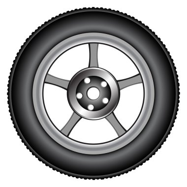 Alloy wheel 2 clipart