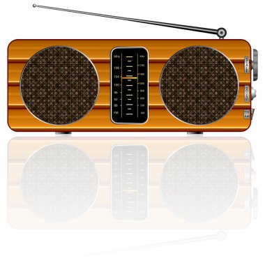 Retro radio clipart