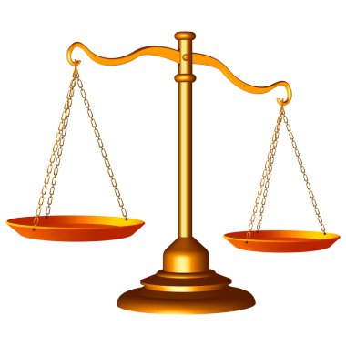 Scale of justice clipart