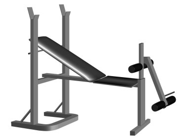 Weight lifting equipment clipart