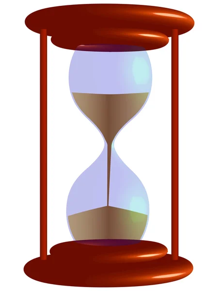 3d hour glass — Stock Vector