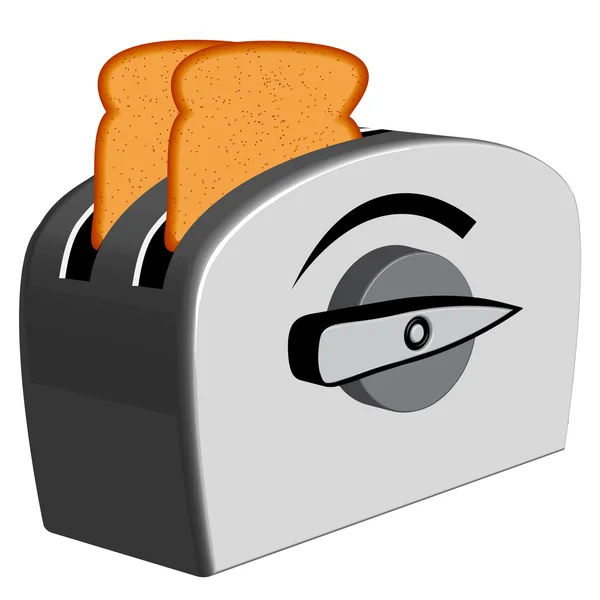 烤面包机 — 图库矢量图片