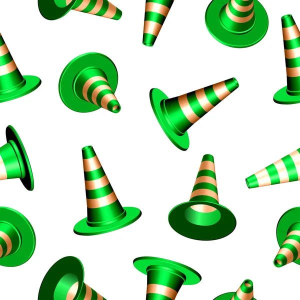 Texture des cônes de circulation — Image vectorielle