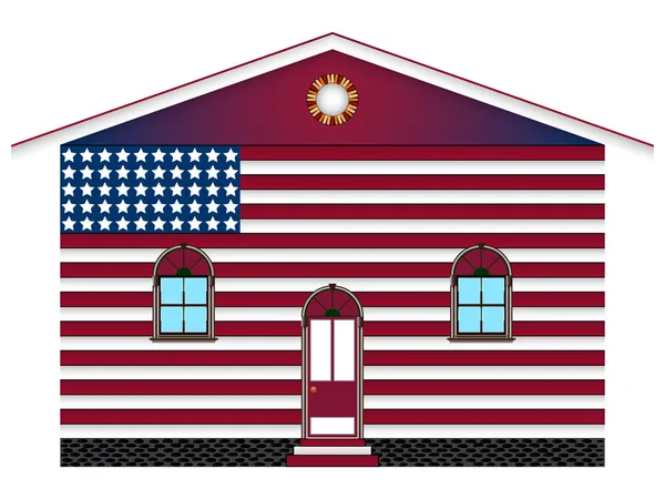 Us house — Stock Vector