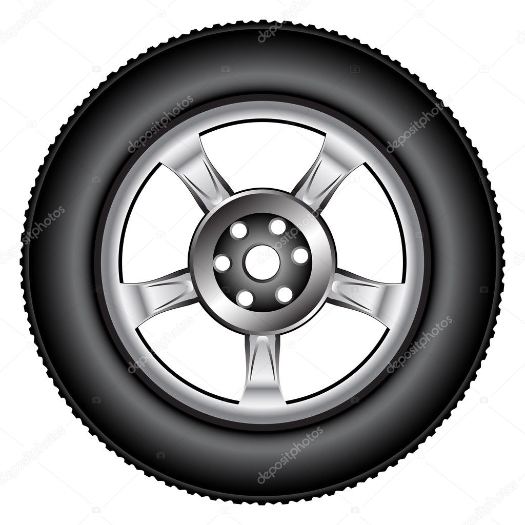 Alloy wheel tyre