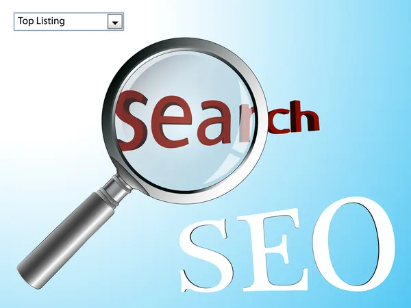 Stock vector Search engine optimizer