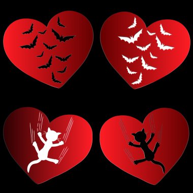 Scars of heart clipart