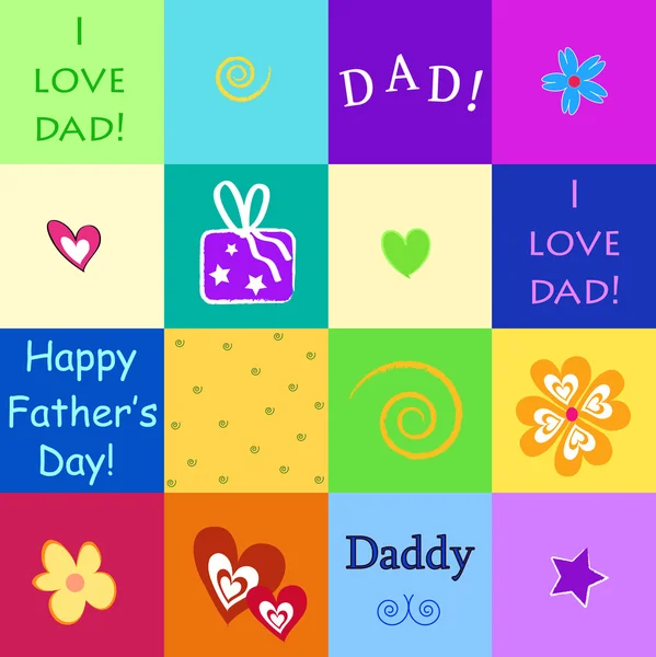 Happy father — Stock Vector
