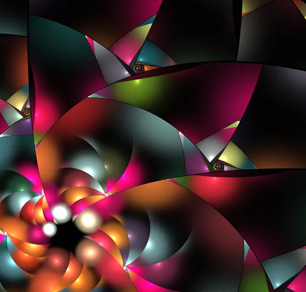 Elégant fond fractal abstrait — Photo