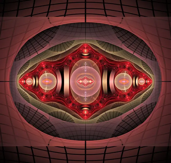 Fundo fractal abstrato elegante — Fotografia de Stock