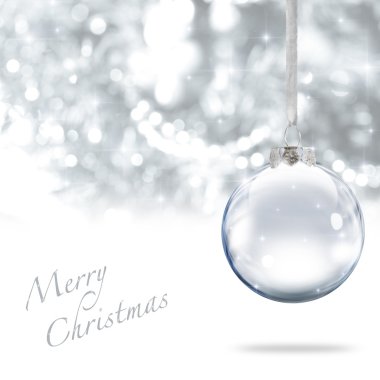 Merry Christmas ball clipart