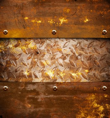 Rusty metal background clipart