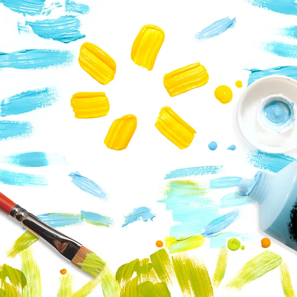 Paint the summer — Stock Photo, Image