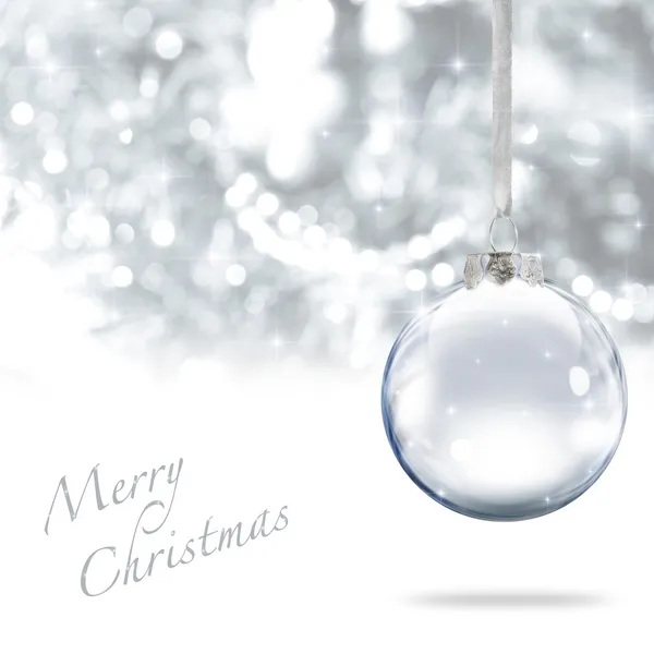 Veselé vánoční koule — Stock fotografie
