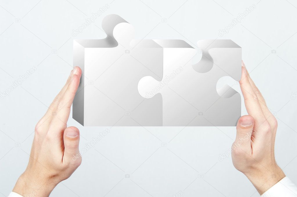 Business puzzle concept