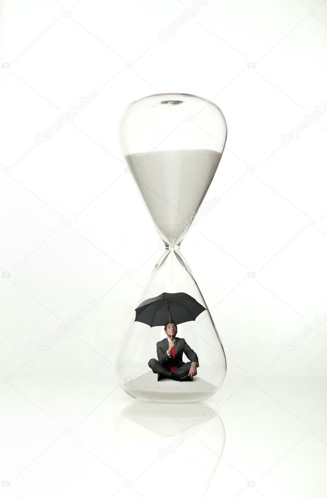 Businessman and time