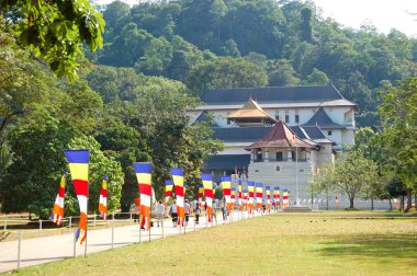 The Temple of the Lord Buddha Tooth Relic, Kandy, Sri Lanka clipart