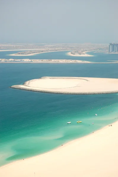 Nézd a Jumeirah Palm mesterséges sziget, Dubai, Egyesült Arab Emírségek — Stock Fotó