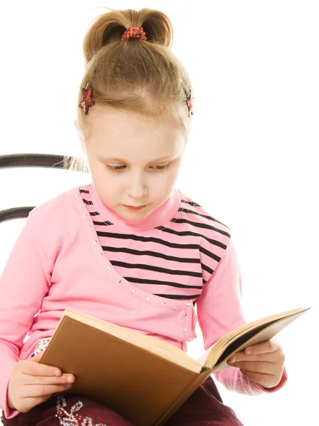 Κοριτσάκι με βιβλίο. — Φωτογραφία Αρχείου