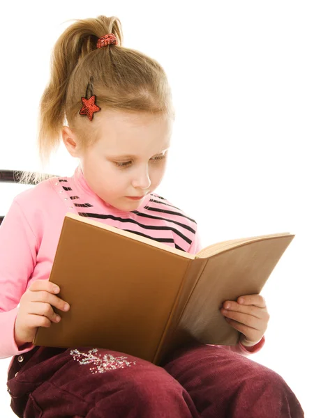 Κοριτσάκι με βιβλίο. — Φωτογραφία Αρχείου