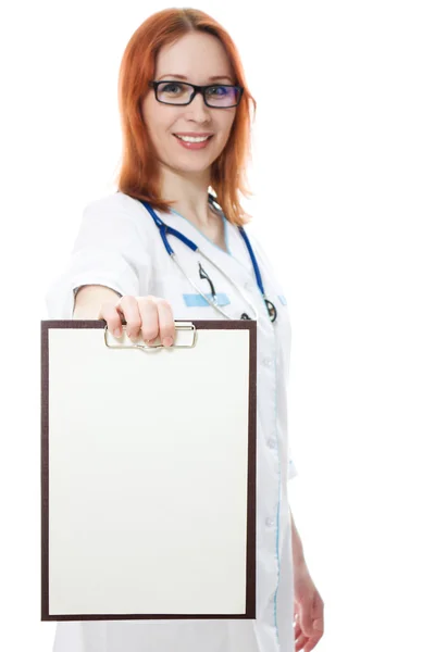Médico sonriente mujer —  Fotos de Stock