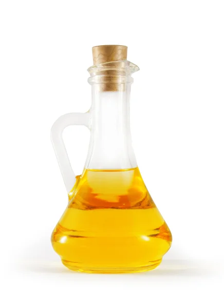 Vegetable oil and olive — Stock Photo, Image