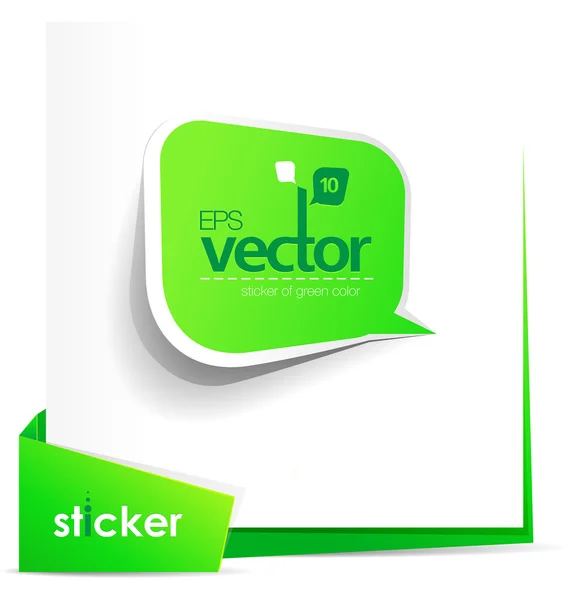 Cimkefelhő hozzászólás — Stock Vector