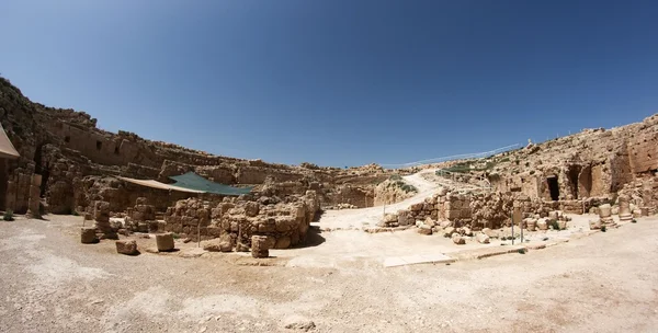 Israël archeologie in Herodion kasteel van koning Herodes — Stockfoto