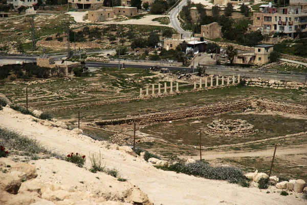 Israel arkæologi i Herodium slot Kong Herodes - Stock-foto