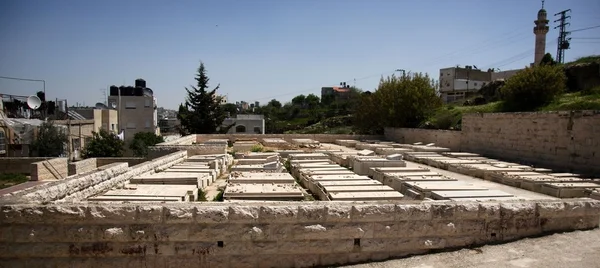 Antigo cemitério hebron judaico — Fotografia de Stock