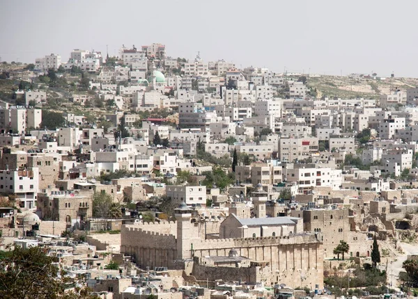 Hebron weergave en huizen — Stockfoto