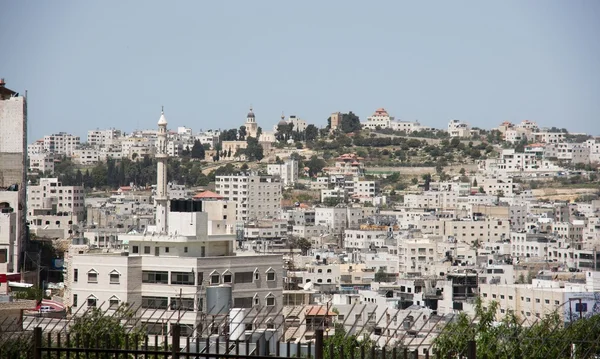 Diveded miasta Hebron między Żydów i Arabów — Zdjęcie stockowe