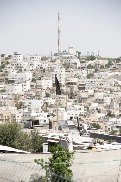 Hebron görünümü ve evler — Stok fotoğraf
