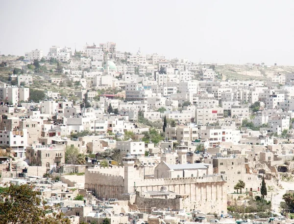 Hebron vista e casas — Fotografia de Stock